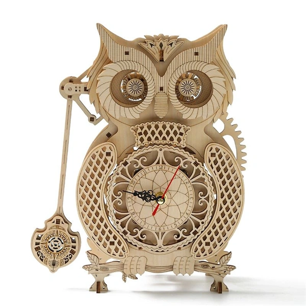 Multiversum 3D Fa Owl Clock 3D puzzle