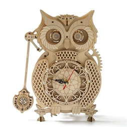 Multiversum 3D Fa Owl Clock 3D puzzle