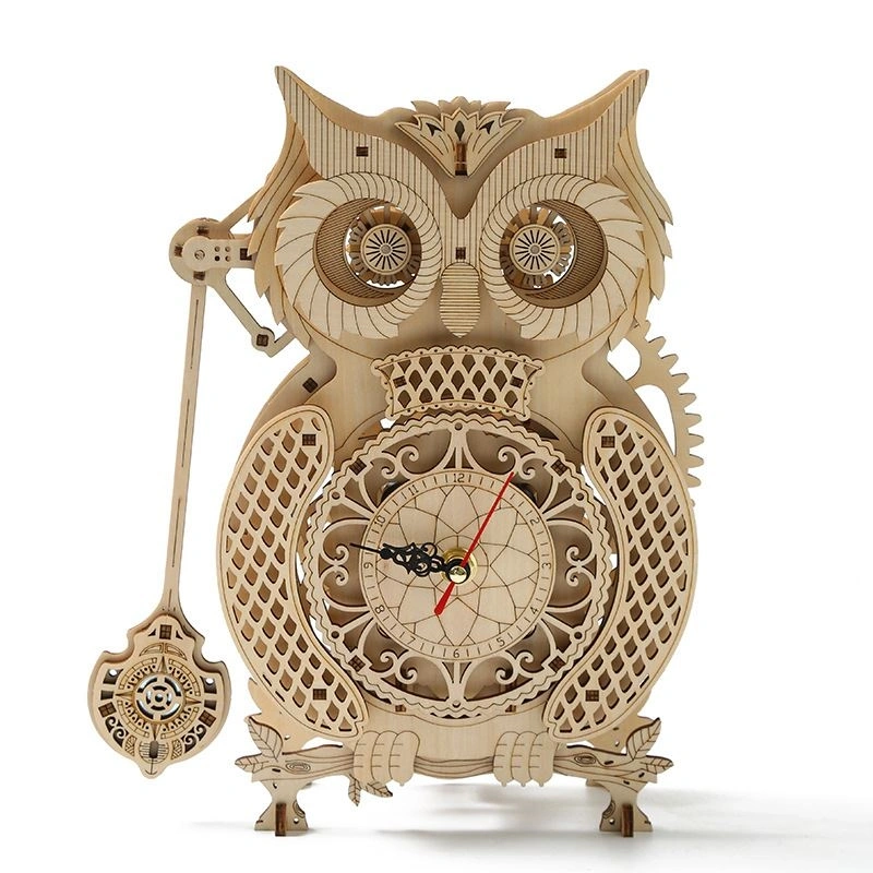 Multiversum 3D Fa Owl Clock 3D puzzle