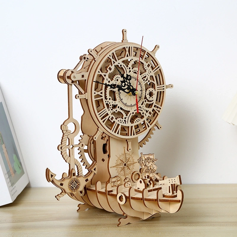 Multiversum 3D Fa Pirate Ship Clock 3D puzzle