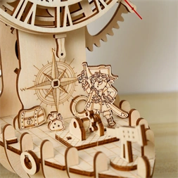 Multiversum 3D Fa Pirate Ship Clock 3D puzzle