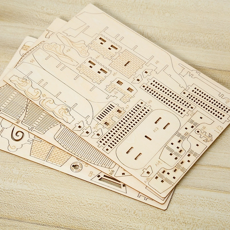 Multiversum 3D Fa Pirate Ship Clock 3D puzzle