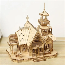 Multiversum 3D Fa Villa with light 3D puzzle