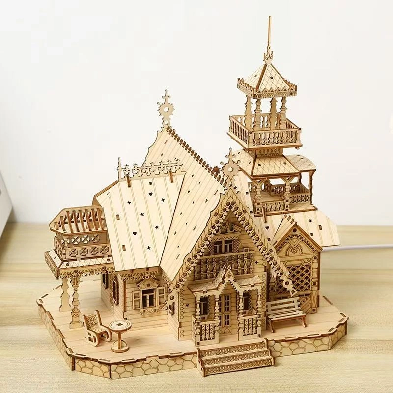 Multiversum 3D Fa Villa with light 3D puzzle