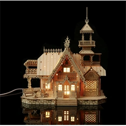Multiversum 3D Fa Villa with light 3D puzzle