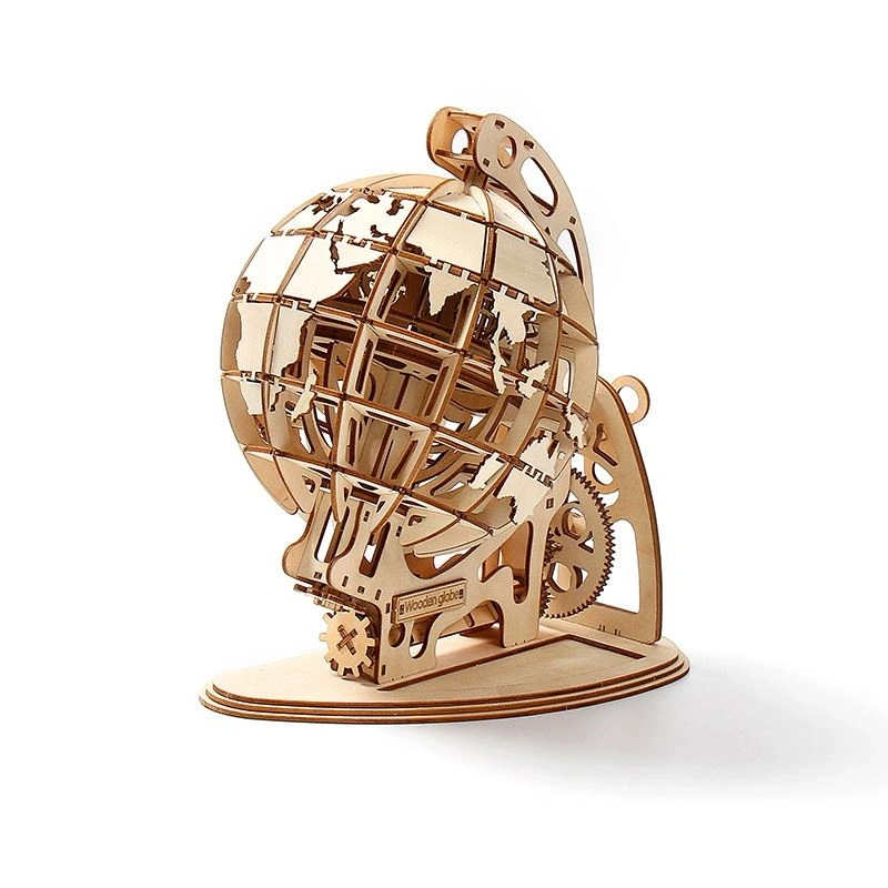 Multiversum 3D Fa Wooden Globe 3D puzzle