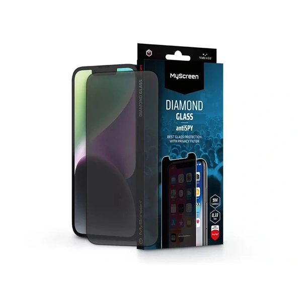 MyScreen MS213165 antiSPY Apple iPhone 14 üvegfólia beteketintés elleni védelemmel