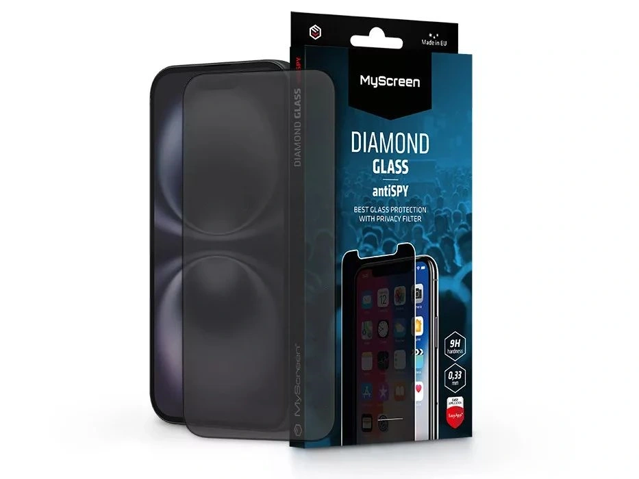 MyScreen MS240734 antiSPY Apple iPhone 16 üvegfólia beteketintés elleni védelemmel