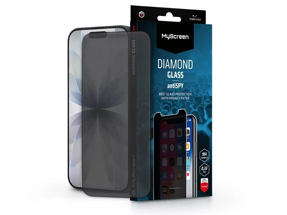 MyScreen MS270052 antiSPY Apple iPhone 17 üvegfólia beteketintés elleni védelemmel