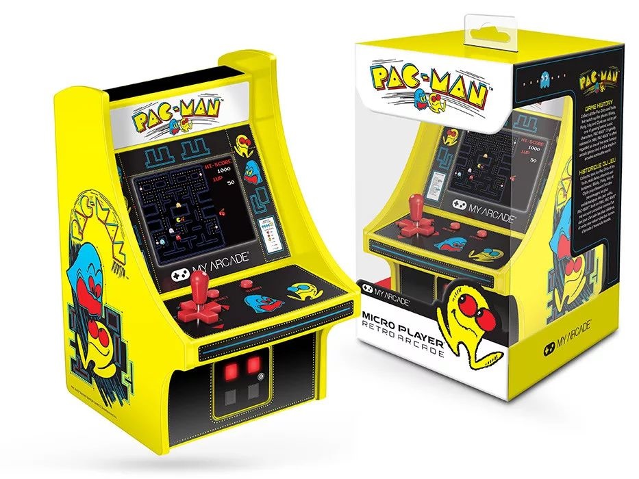 My Arcade DGUNL-3220 Pac-Man Micro Player Retro Arcade 6.75" hordozható játékkonzol