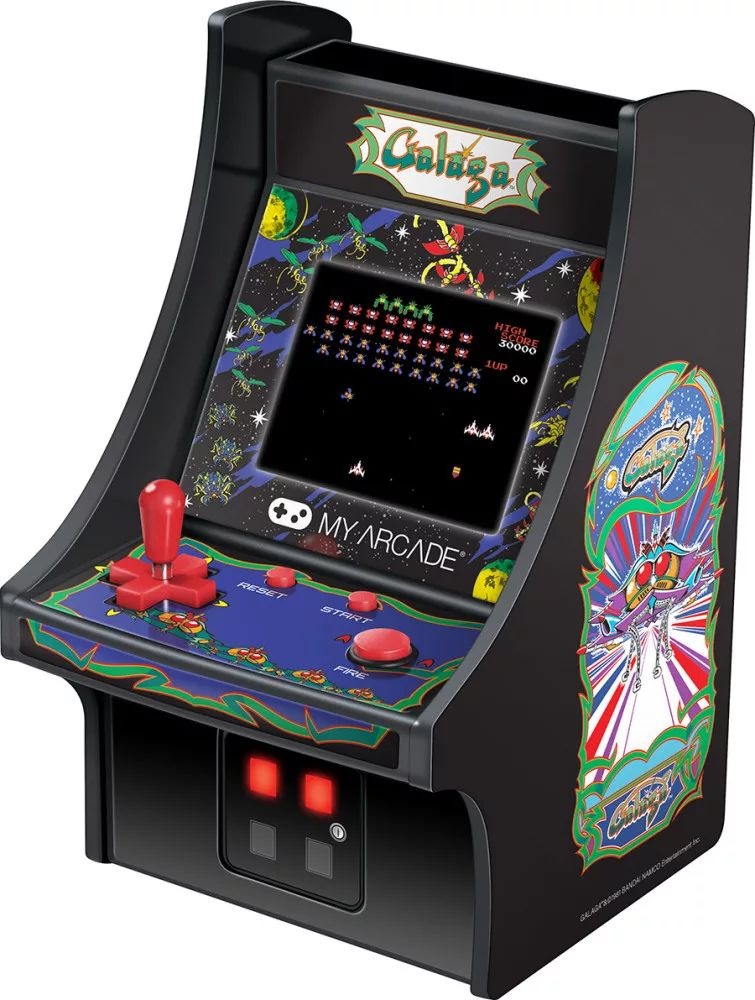 My Arcade DGUNL-3222 Galaga Micro Player Retro Arcade 6.75" hordozható játékkonzol