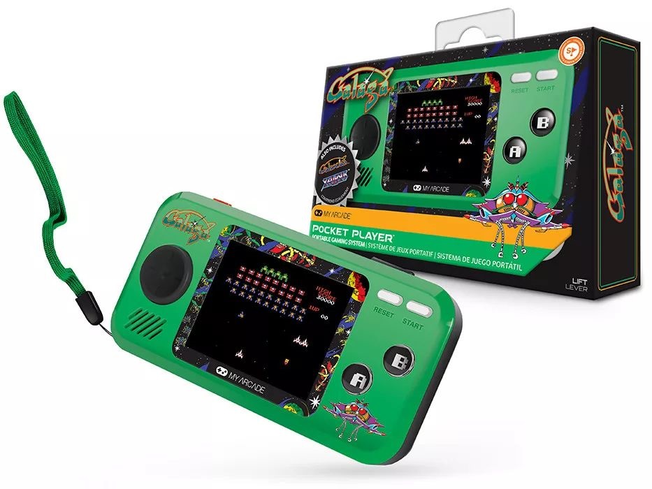 My Arcade DGUNL-3244 Galaga 3in1 Pocket Player hordozható kézikonzol