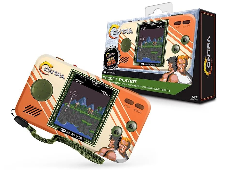 My Arcade DGUNL-3281 Contra 2in1 Premium Edition Pocket Player hordozható kézikonzol