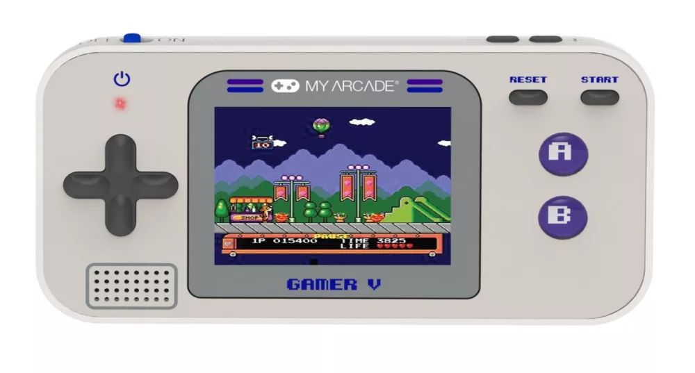 My Arcade DGUN-3920 Gamer V Classic 220in1 szürke-lila hordozható kézikonzol