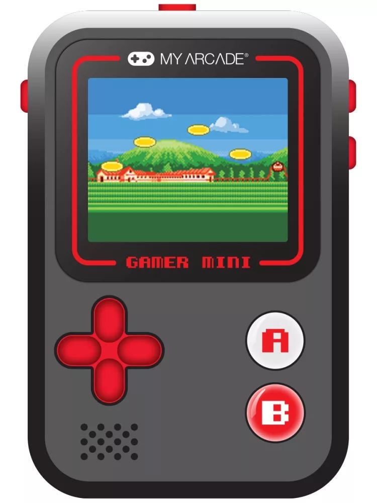 My Arcade DGUN-3925 Gamer Mini Classic 160in1 fekete-piros hordozható kézikonzol