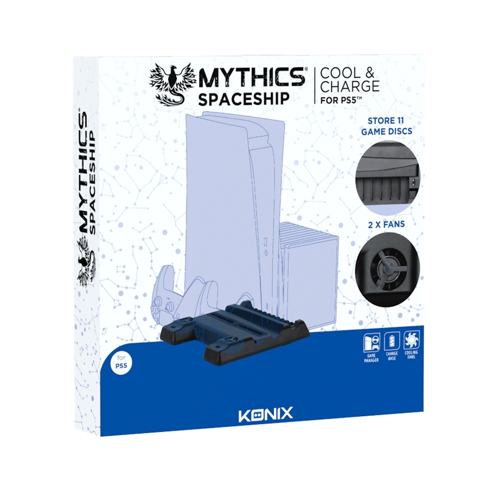 Mythics PlayStation 5 multifunkciós töltő-és hütőállvány