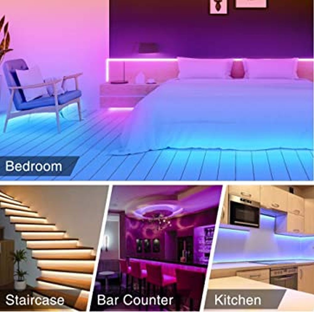 NITEBIRD SL3 Smart Wi-Fi-s RGB LED szalag 2x5m, zene és APP vezérlés