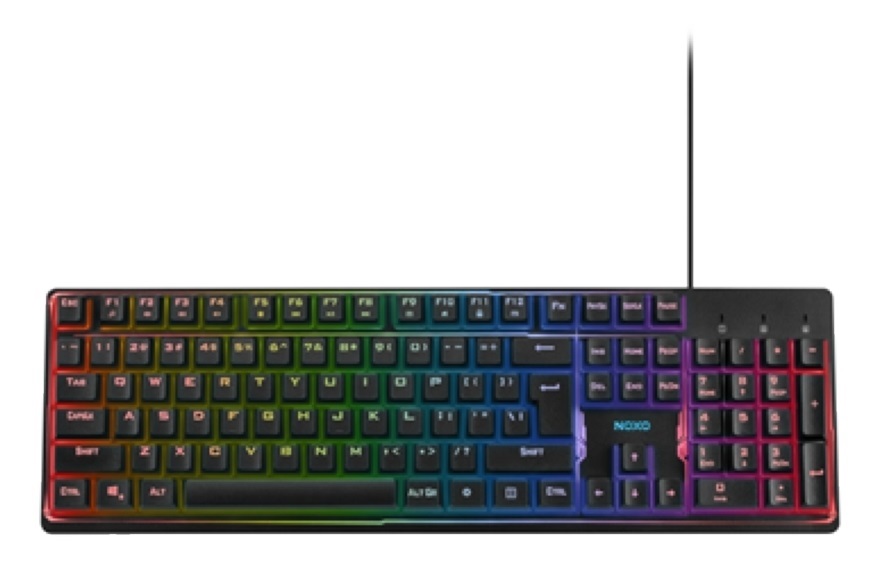 NOXO Fusionlight RGB gamer billentyűzet