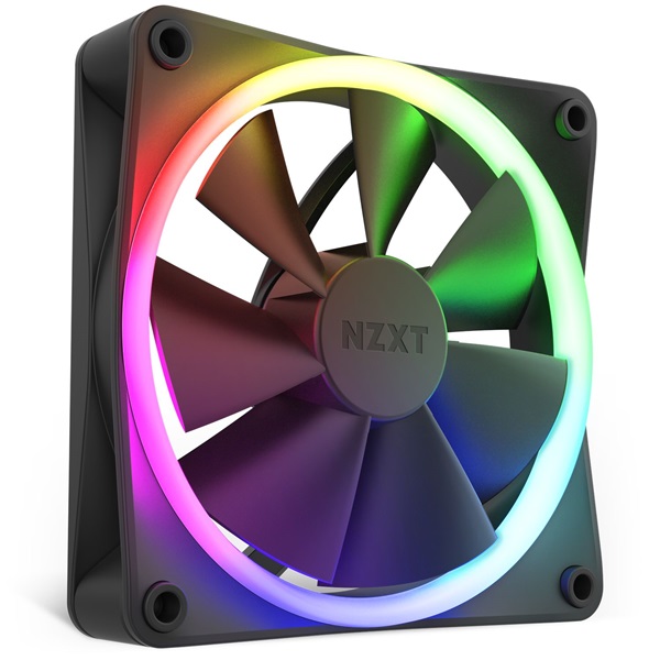 NZXT 120 mm Aer RGB 3 Single fekete hűtőventilátor (Újszerű)