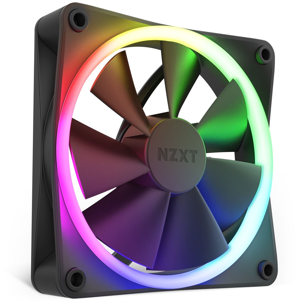 NZXT 120 mm Aer RGB 3 Single fekete hűtőventilátor (Újszerű)