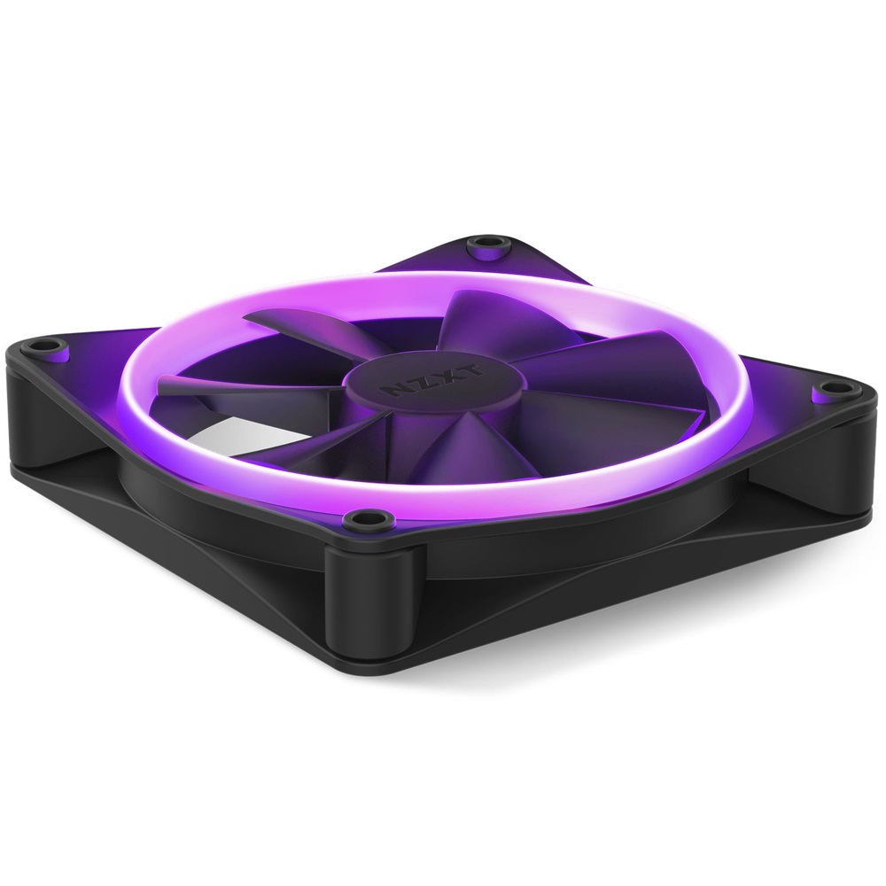 NZXT 120 mm Aer RGB 3 Single fekete hűtőventilátor (Újszerű)
