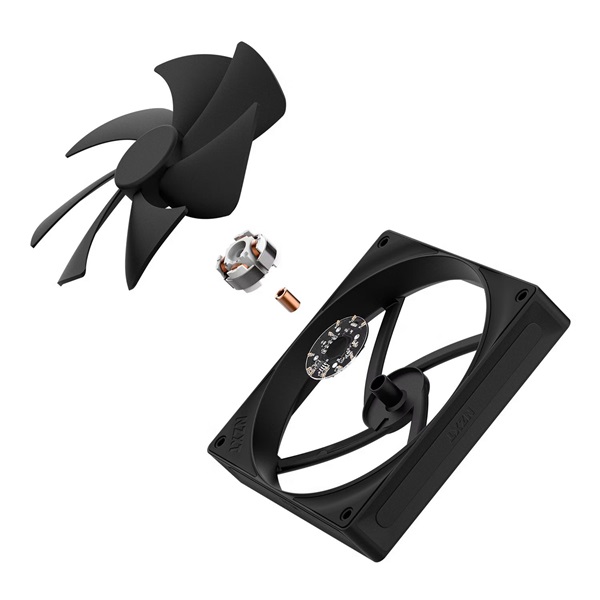 NZXT 140 mm Static Pressure Single fekete hűtőventilátor