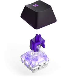 NZXT Function 2 Full Size US fekete vezetékes gamer billentyűzet