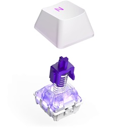 NZXT Function 2 MiniTKL US fehér vezetékes gamer billentyűzet