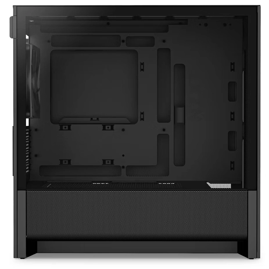 NZXT H3 Flow fekete (táp nélküli) ablakos mATX ház