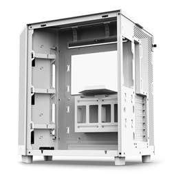 NZXT H6 Flow RGB (2023) fehér (táp nélküli) ablakos ATX ház (Újracsomagolt)