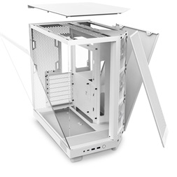 NZXT H6 Flow RGB (2023) fehér (táp nélküli) ablakos ATX ház (Újracsomagolt)