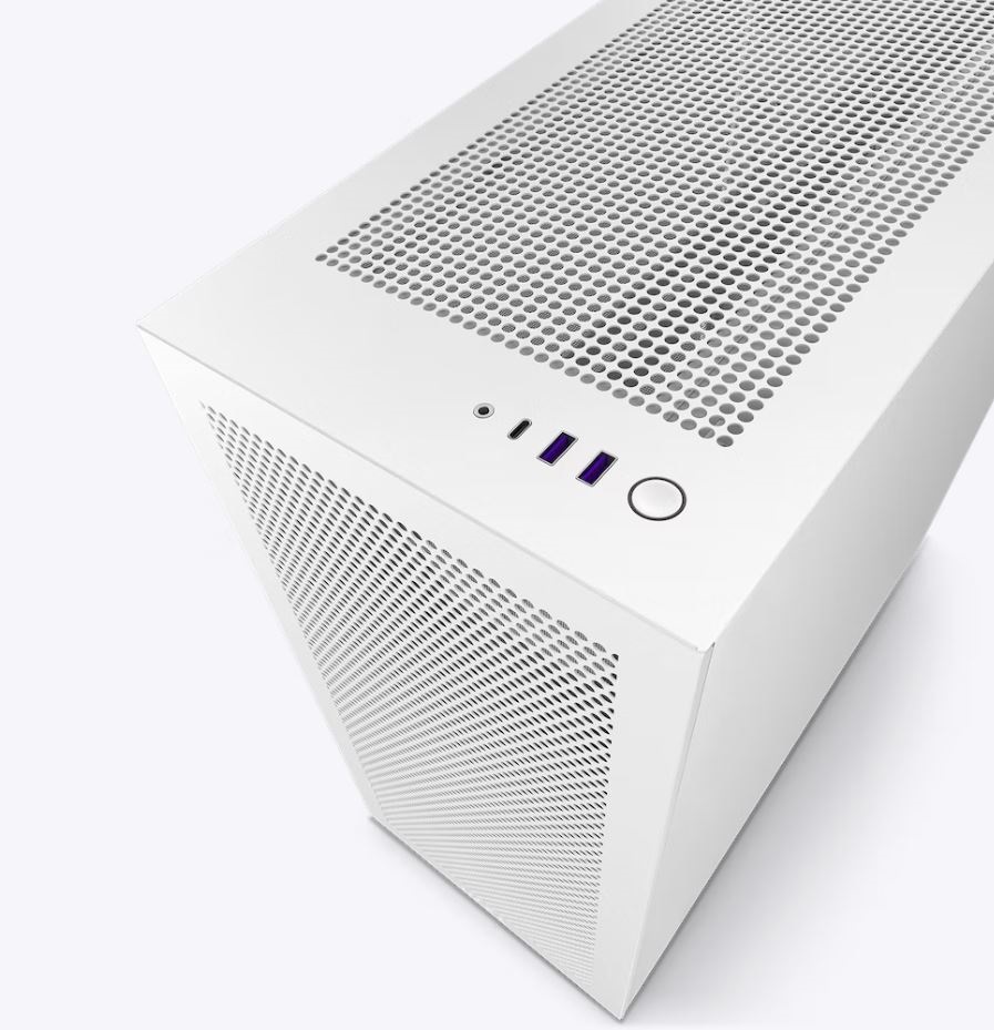 NZXT H7 Flow Fehér (Táp nélküli) ablakos ATX ház