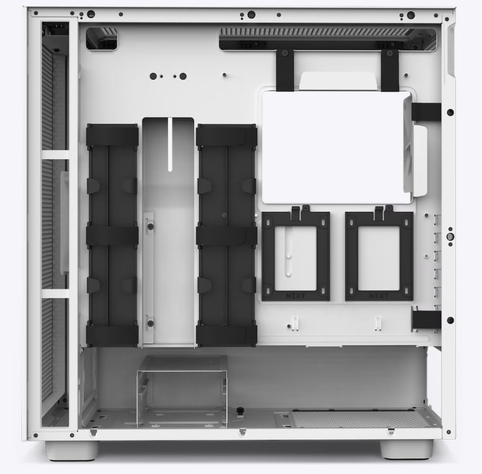NZXT H7 Flow Fehér (Táp nélküli) ablakos ATX ház