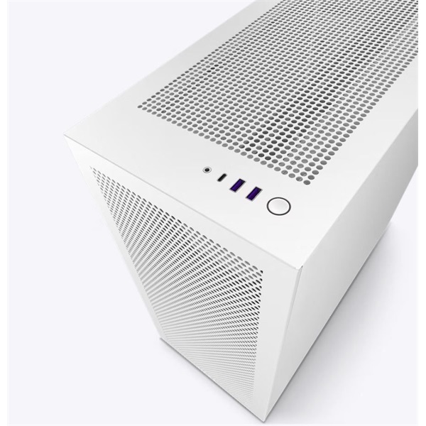 NZXT H7 Flow Fehér (Táp nélküli) ablakos ATX ház (Újszerű)