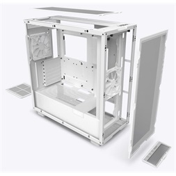 NZXT H7 Flow Fehér (Táp nélküli) ablakos ATX ház (Újszerű)