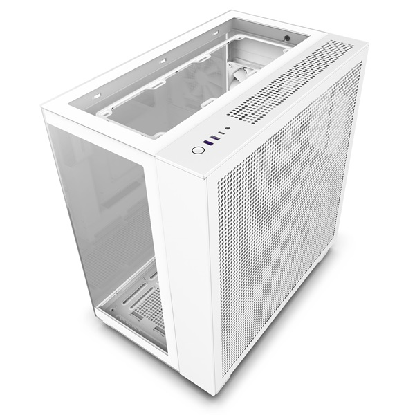NZXT H9 Elite Fehér (Táp nélküli) ablakos ATX ház (Újszerű)