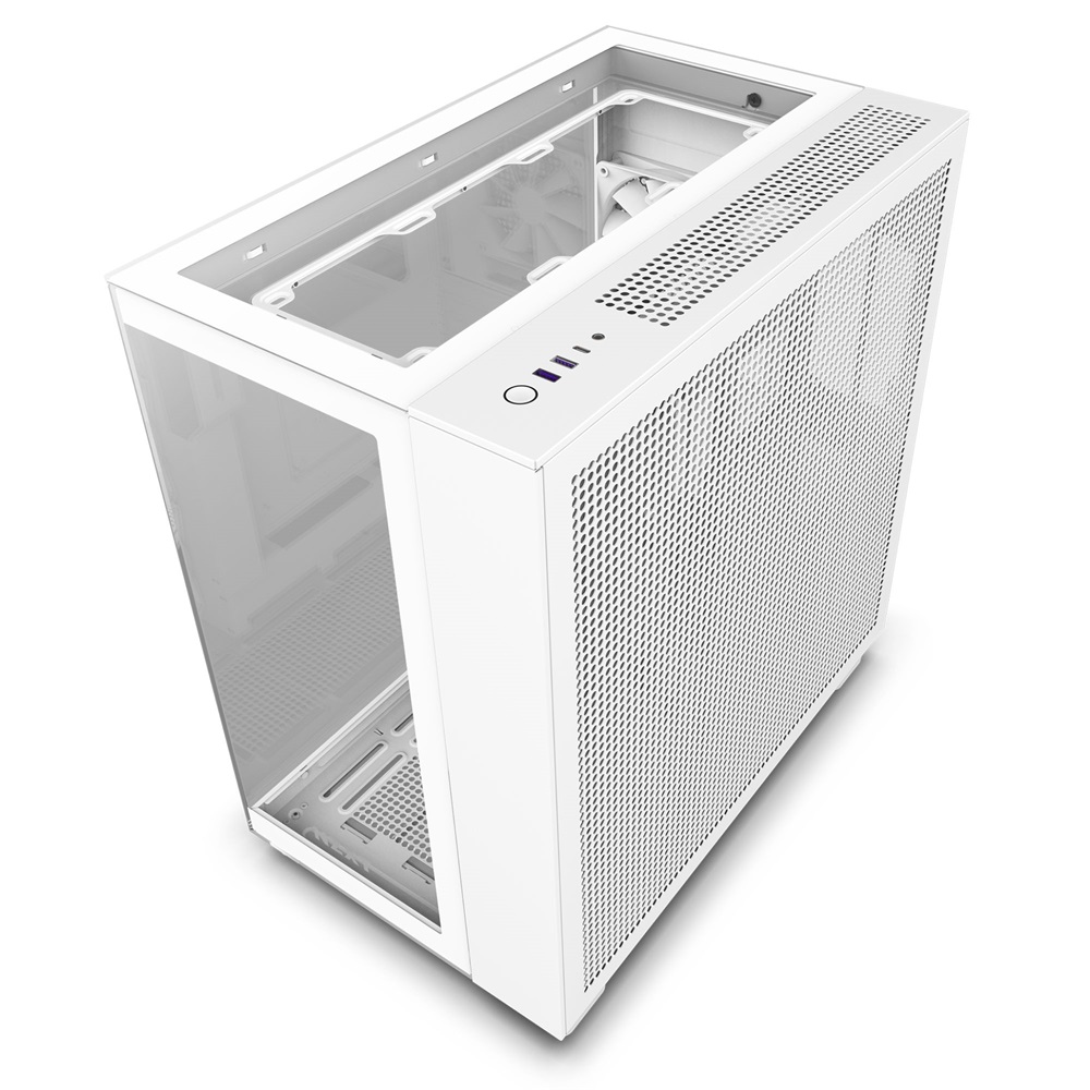 NZXT H9 Elite Fehér (Táp nélküli) ablakos ATX ház (Újszerű)