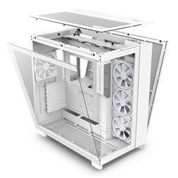 NZXT H9 Elite Fehér (Táp nélküli) ablakos ATX ház (Újszerű)