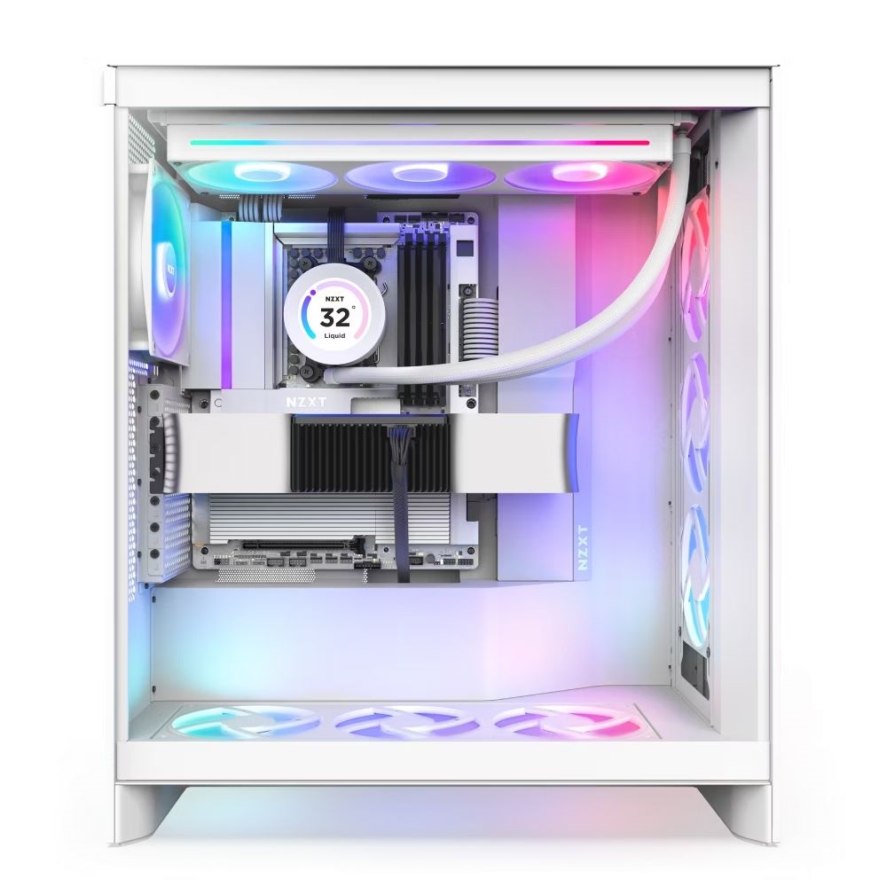 NZXT N9 X870E Wi-Fi AMD X870E ATX fehér alaplap