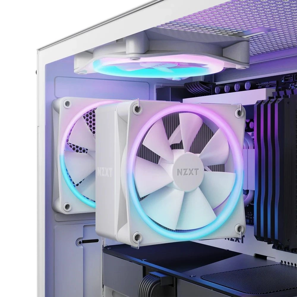 NZXT T120 120mm RGB fehér processzor hűtő