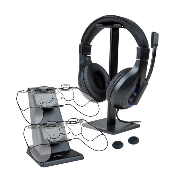 Nacon 2807402 Essential Pack PS4 headset csomag (Újracsomagolt)