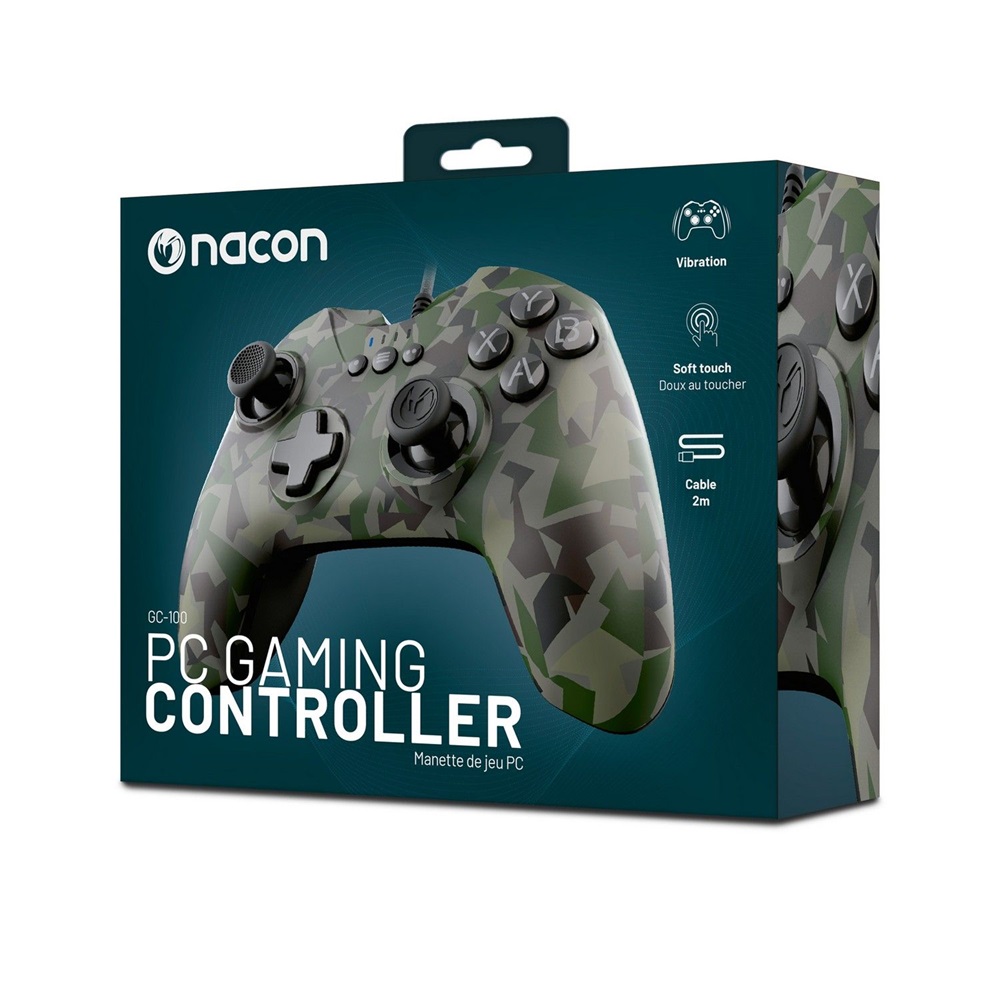 Nacon 2809119 GC-100 Forest Camo PC terepszínű kontroller