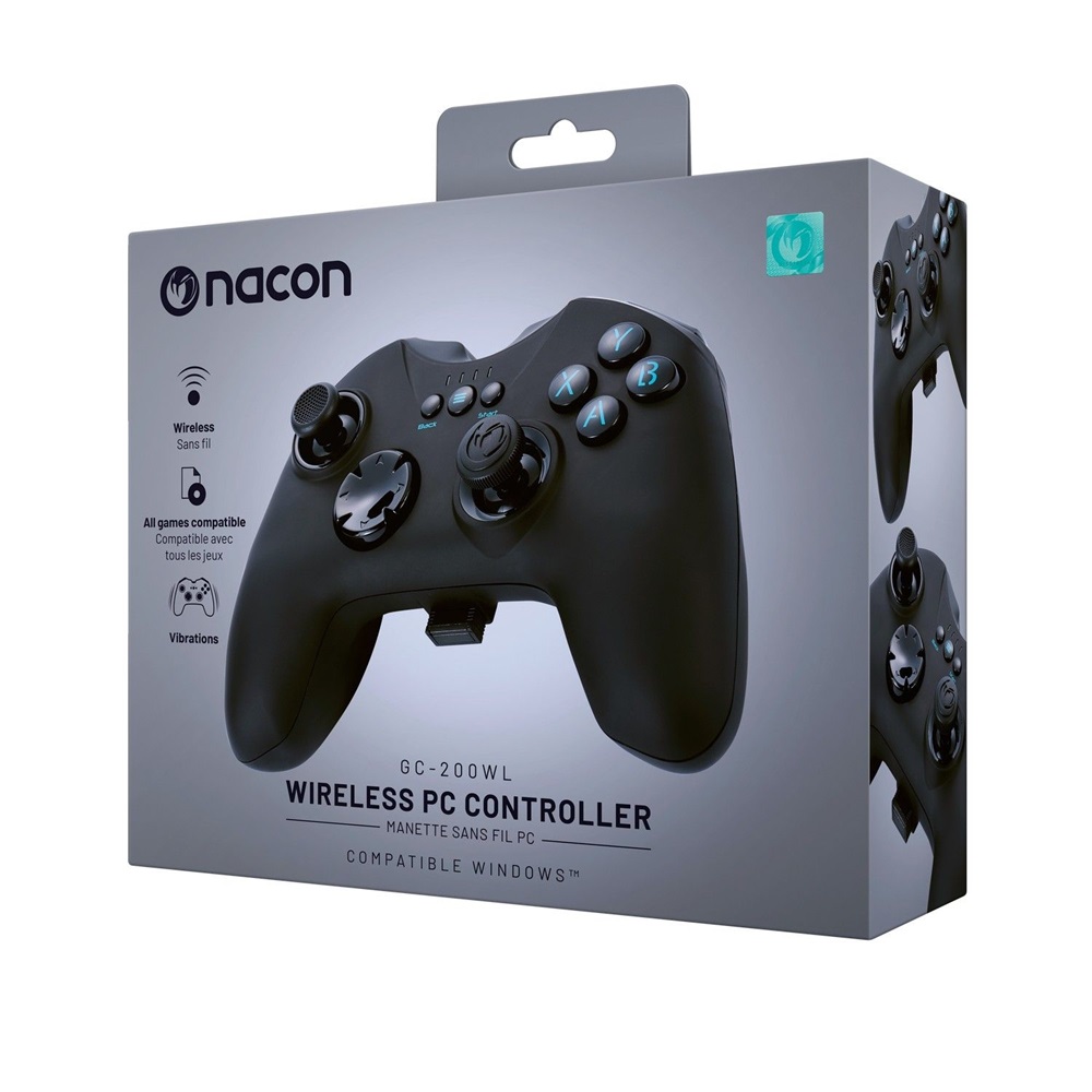Nacon 2809122 GC-200WL PC vezeték nélküli fekete kontroller