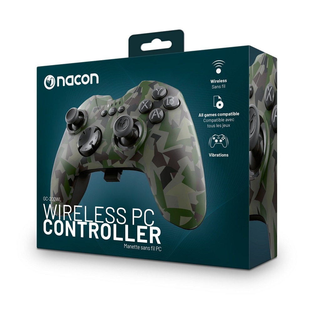 Nacon 2809124 GC-200WL PC vezeték nélküli Forest Camo kontroller