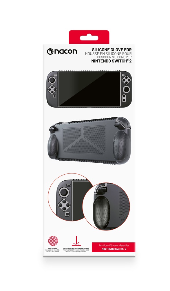 Nacon 2809491 Nintendo Switch 2 szilikon fekete védőtok