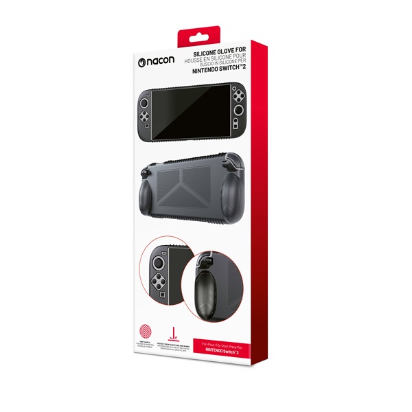 Nacon 2809491 Nintendo Switch 2 szilikon fekete védőtok