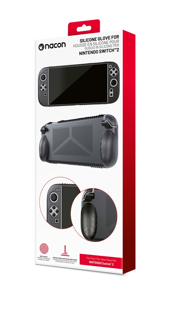 Nacon 2809491 Nintendo Switch 2 szilikon fekete védőtok