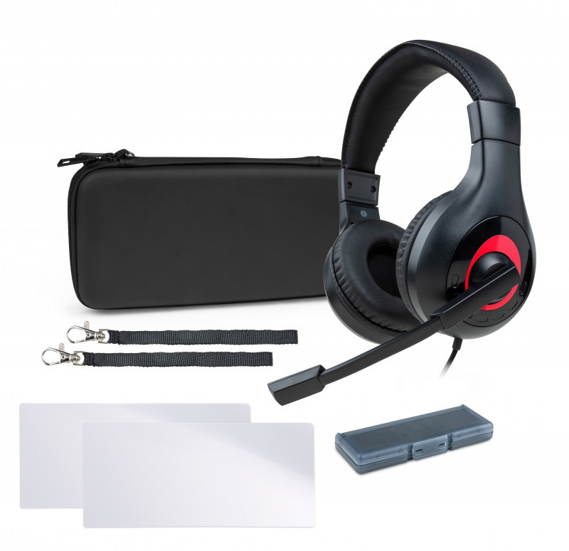BigBen 2807405 Essential Pack Nintendo Switch fekete headset csomag