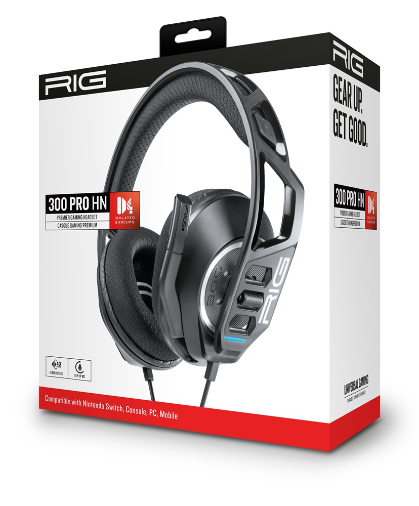 Nacon 2808365 Plantronics RIG 300PRO HN Nintendo Switch gamer headset