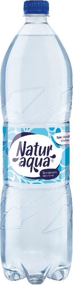 Naturaqua 1,5l PET palackos szénsavas ásványvíz